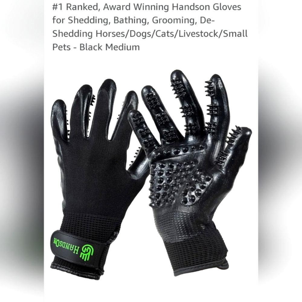 New Unused Pet Grooming Gloves